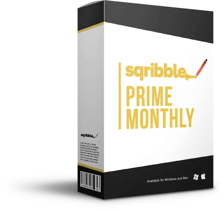 Sqribble prime monthly