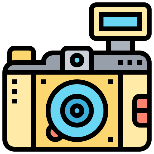 Nikon DSLR camera with flip screen