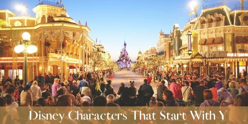 Disney characters that start with y