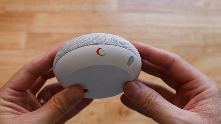 Google Nest Mini Mic Turn off