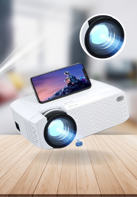 Crosstour Mini Portable Projector - HD Projector Under 500