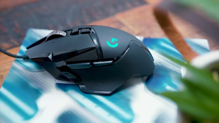 RGB Lighting and Customization Options  - Logitech G502 gaming mouse