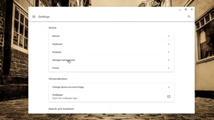 Manage Chromebook Storage
