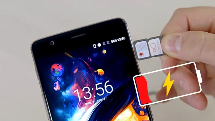 dual SIM cards affect battery life