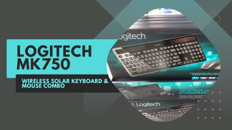 Logitech MK750 wireless solar keyboard