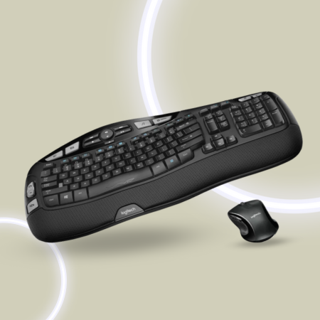 Logitech Wireless Wave Combo Mk550 with Keyboard and Laser Mouse