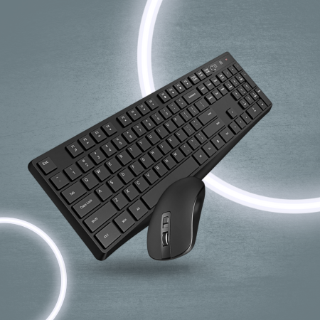 Victsing Wireless Keyboard And Mouse Combo
