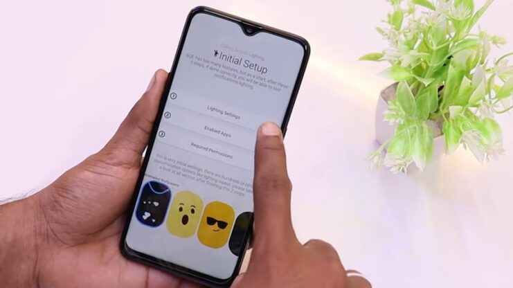 Check Flashlight App and Settings