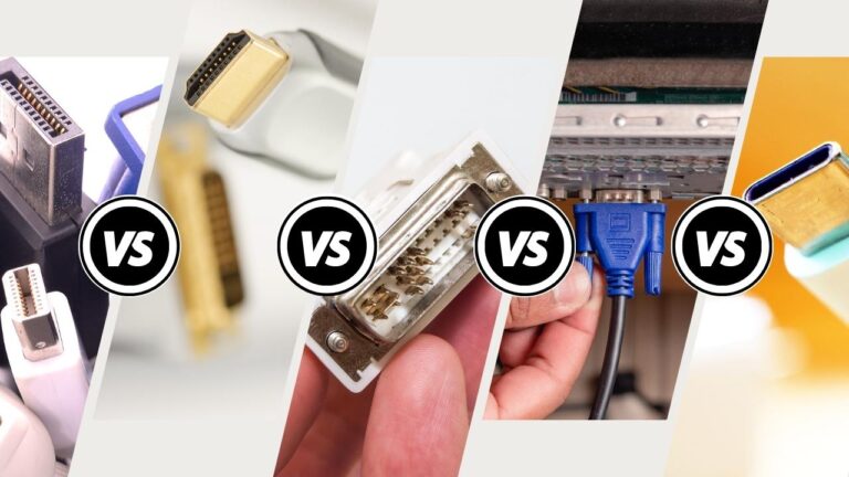 HDMI vs. DisplayPort vs. DVI vs. VGA vs. USB-C