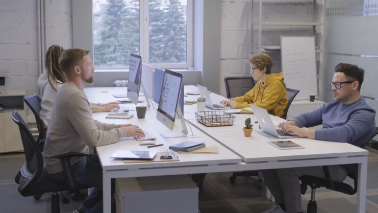 People Working on Computers